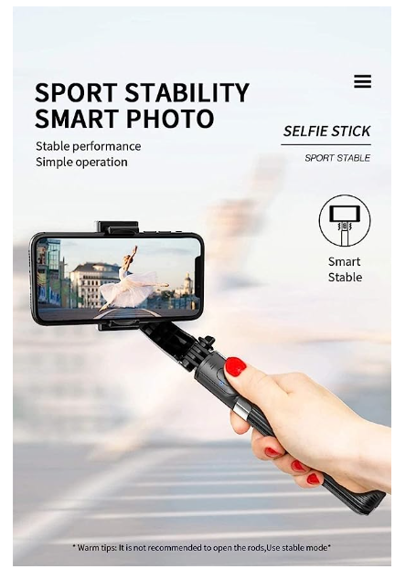 Gimbal Mobile Phone Selfie Stick